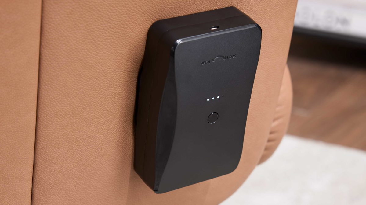 Funktion Interliving aus Metall in Schwarz Interliving Sessel Serie 4566 - Akku Schwarz