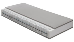 Federkernmatratze Interliving aus Stoff in Weiß Interliving Matratze Medikontur 1931 Taschenfederkern, H4 – Liegefläche ca. 200 x 200 cm