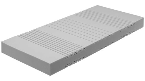 Schaumstoffmatratze Interliving aus Stoff in Weiß Interliving Matratze Medikontur 1908 offenporiger Schaum, H3 – Liegefläche ca. 160 x 200 cm