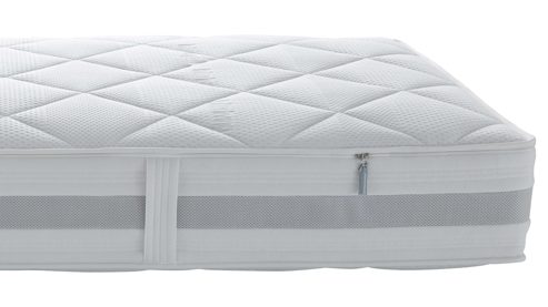 Federkernmatratze Interliving aus Stoff in Weiß Interliving Matratze Medikontur 1931 Taschenfederkern, H2 – Liegefläche ca. 90 x 200 cm