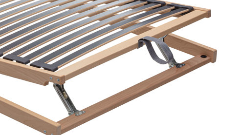 Lattenrost Interliving aus Holz in Holzfarben Interliving Lattenrost Serie 1951 - V6150 manuelle Kopf- und Fußteilverstellung – Liegefläche ca. 100 x 200 cm