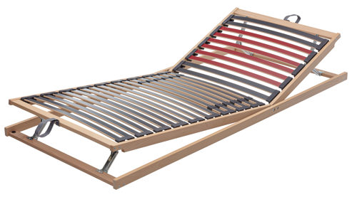 Lattenrost Interliving aus Holz in Holzfarben Interliving Lattenrost Serie 1951 - V6150 manuelle Kopf- und Fußteilverstellung – Liegefläche ca. 90 x 190 cm