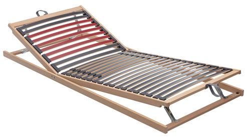 Lattenrost Interliving aus Holz in Holzfarben Interliving Lattenrost Serie 1951 mit manueller Verstellung manuelle Kopf- und Fußteilverstellung – Liegefläche ca. 140 x 200 cm