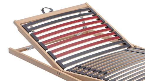 Lattenrost Interliving aus Holz in Holzfarben Interliving Lattenrost Serie 1951 - V6150 manuelle Kopf- und Fußteilverstellung – Liegefläche ca. 120 x 200 cm