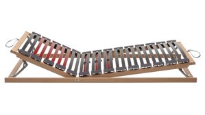 Lattenrost Interliving aus Holz in Holzfarben Interliving Lattenrost Serie 1952 mit manueller Kopf- und Fußteilverstellung manuell – Liegefläche ca. 100 x 200 cm