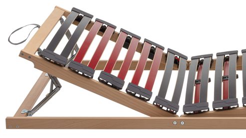 Lattenrost Interliving aus Holz in Holzfarben Interliving Lattenrost Serie 1952 mit manueller Kopf- und Fußteilverstellung manuell – Liegefläche ca. 140 x 200 cm