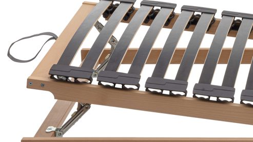 Lattenrost Interliving aus Holz in Holzfarben Interliving Lattenrost Serie 1952 mit manueller Kopf- und Fußteilverstellung manuell – Liegefläche ca. 140 x 200 cm