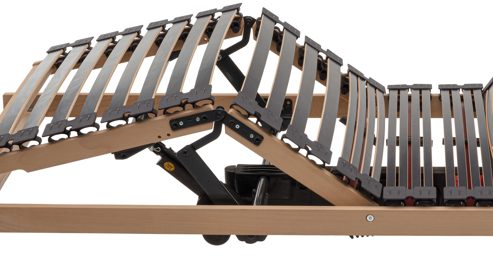 Lattenrost Interliving aus Holz in Holzfarben Interliving Lattenrost Serie 1953 - V6386 dreifach motorisch mit Funk-Fernbedienung – Liegefläche ca. 90 x 200 cm