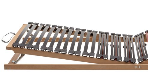 Lattenrost Interliving aus Holz in Holzfarben Interliving Lattenrost Serie 1953 - V6350 manuell verstellbar – Liegefläche ca. 140 x 200 cm