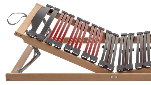 Lattenrost Interliving aus Holz in Holzfarben Interliving Lattenrost Serie 1953 mit langen Verstellzonen manuell verstellbar – Liegefläche ca. 90 x 190 cm