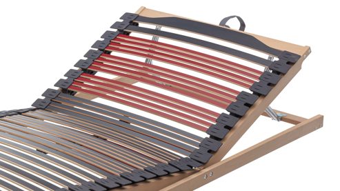 Lattenrost Interliving aus Holz in Holzfarben Interliving Lattenrost Serie 1953 mit langen Verstellzonen manuell verstellbar – Liegefläche ca. 90 x 190 cm