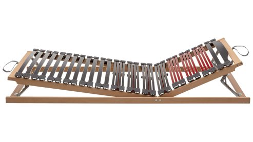 Lattenrost Interliving aus Holz in Holzfarben Interliving Lattenrost Serie 1953 - V6350 manuell verstellbar – Liegefläche ca. 90 x 190 cm