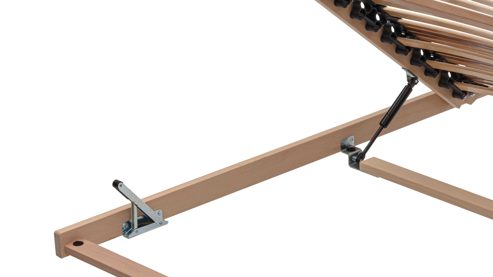 Lattenrost Interliving aus Holz in Holzfarben Interliving Lattenrost Serie 1953 manuelle Verstellung mit Hebehilfe mit Hebehilfe & manuell verstellbar – Liegefläche ca. 100 x 200 cm