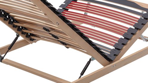 Lattenrost Interliving aus Holz in Holzfarben Interliving Lattenrost Serie 1953 manuelle Verstellung mit Hebehilfe mit Hebehilfe & manuell verstellbar – Liegefläche ca. 100 x 200 cm