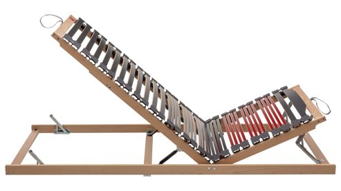 Lattenrost Interliving aus Holz in Holzfarben Interliving Lattenrost Serie 1953 manuelle Verstellung mit Hebehilfe mit Hebehilfe & manuell verstellbar – Liegefläche ca. 100 x 200 cm