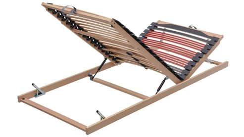 Lattenrost Interliving aus Holz in Holzfarben Interliving Lattenrost Serie 1953 manuelle Verstellung mit Hebehilfe mit Hebehilfe & manuell verstellbar – Liegefläche ca. 120 x 200 cm