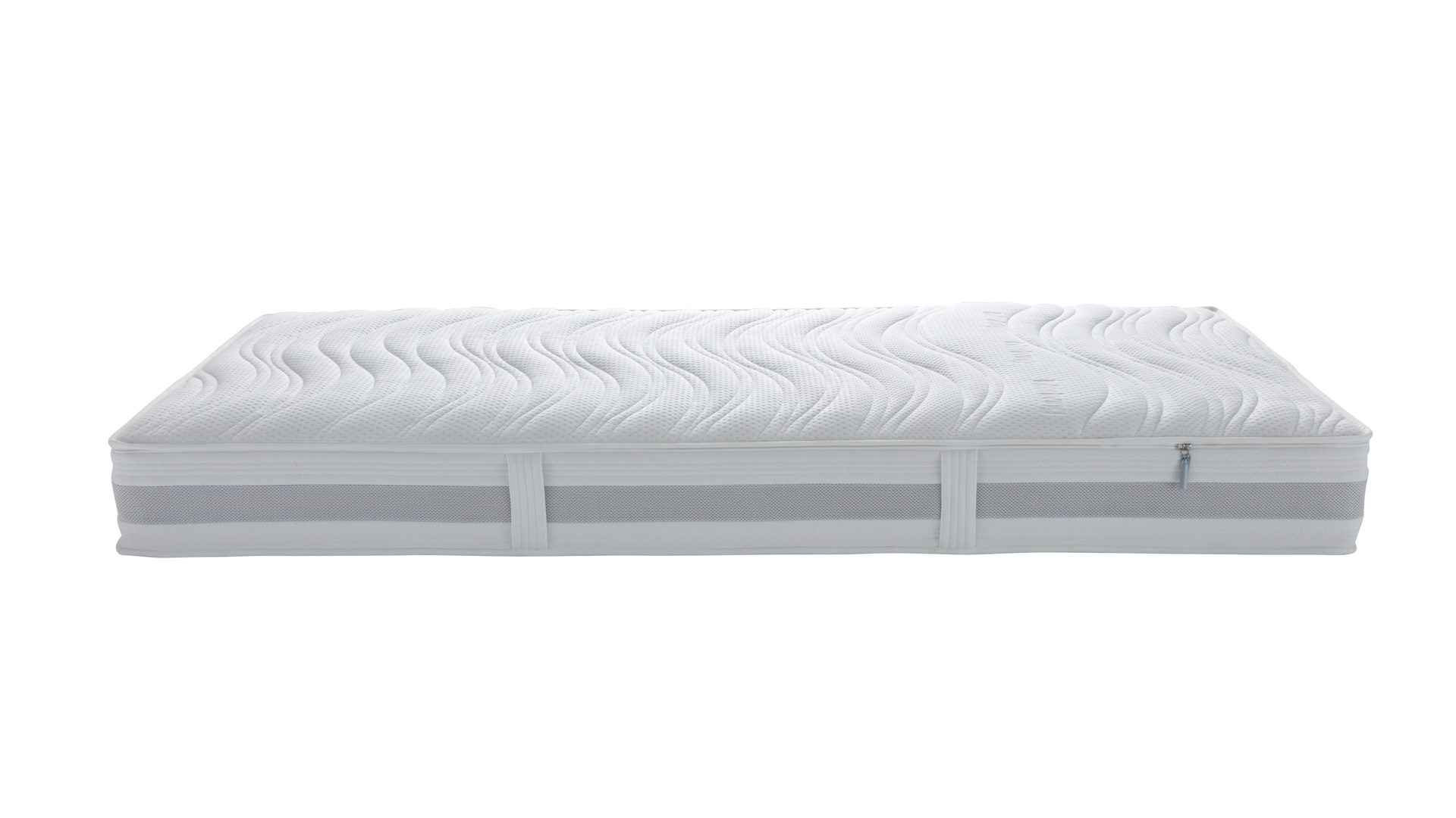 Federkernmatratze Interliving aus Stoff in Weiß Interliving Matratze Medikontur 1913 Taschenfederkern, H2 – Liegefläche ca. 80 x 200 cm