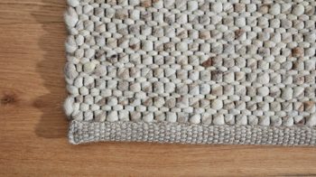 Handwebteppich Interliving aus Naturfaser in Beige Interliving Teppich Serie B-8001 Sand – ca. 170 x 240 cm