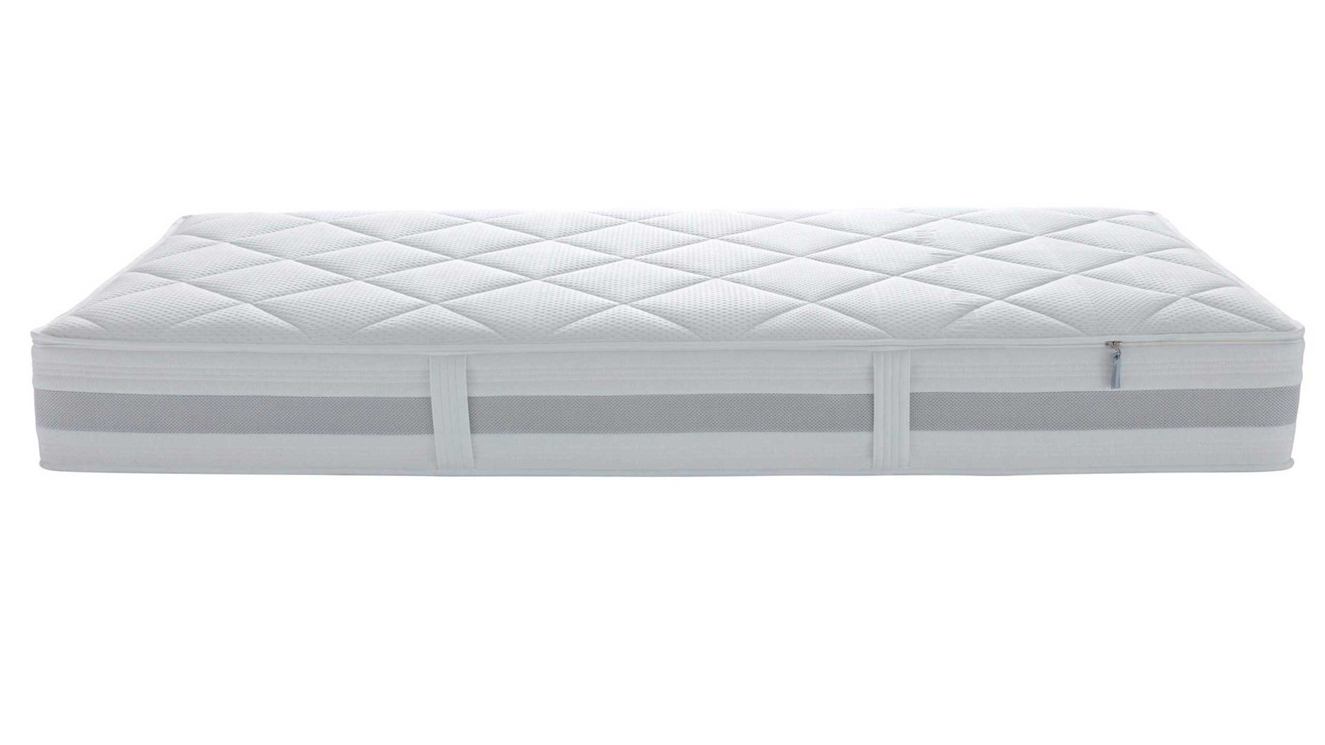 Kaltschaummatratze Interliving aus Stoff in Weiß Interliving Matratze Medikontur 1914 Kaltschaum, H4 – Liegefläche ca. 100 x 200 cm