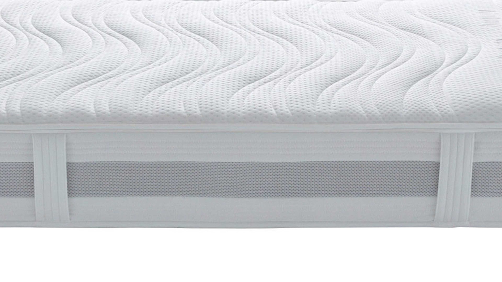 Kaltschaummatratze Interliving aus Stoff in Weiß Interliving Matratze Medikontur 1912 Kaltschaum, H3 – Liegefläche ca. 100 x 190 cm