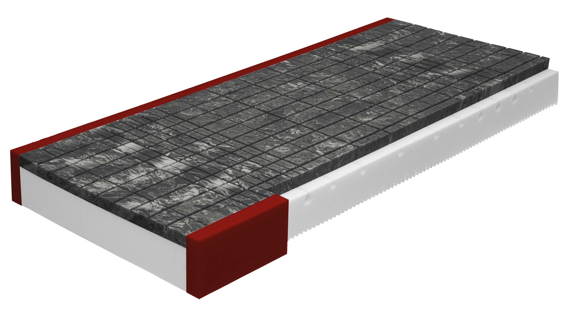 Kaltschaummatratze Interliving aus Stoff in Weiß Interliving Matratze Medikontur 1912 Kaltschaum, H3 – Liegefläche ca. 160 x 200 cm