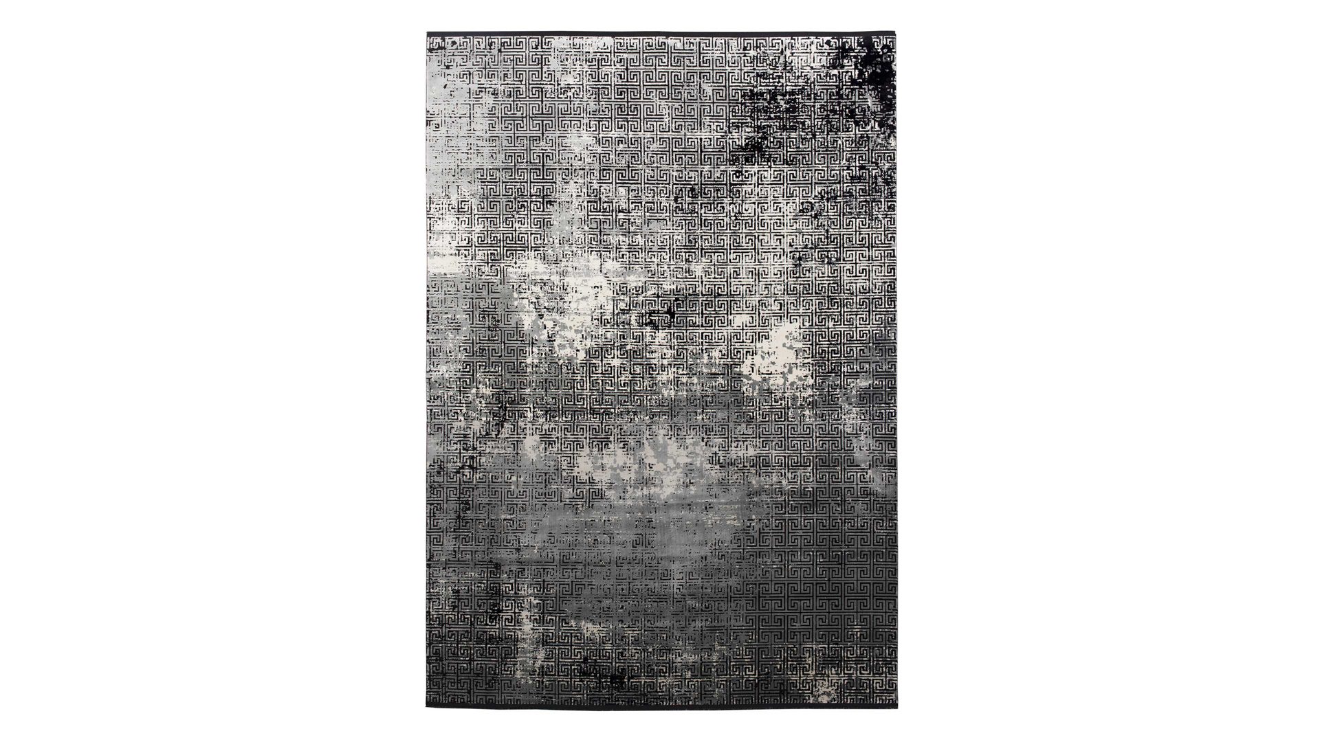 Handwebteppich Interliving aus Mischgewebe in Schwarz Interliving Teppich Serie L-8620 Mischgewebe - ca. 200 x 290 cm