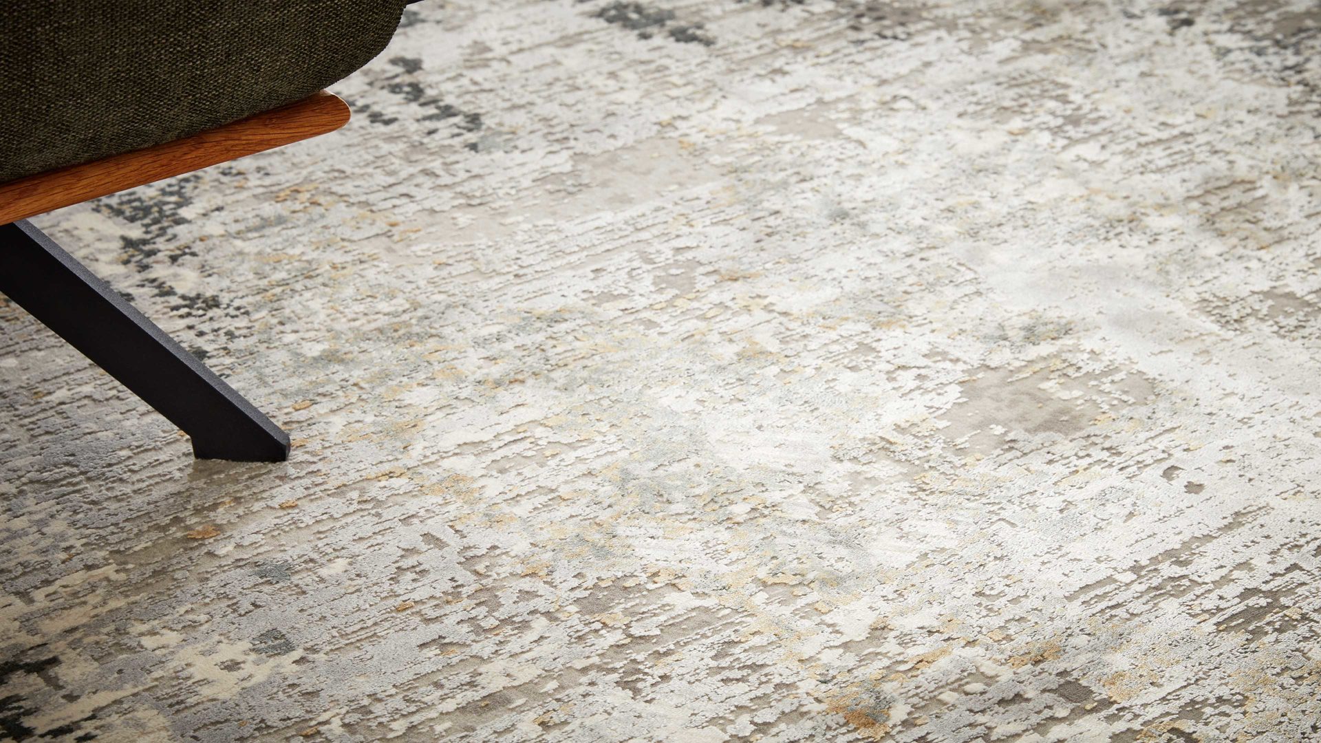 Webteppich Interliving aus Mischgewebe in Grau Interliving Teppich Serie L-8600 Grau-Creme 912 – ca. 240 x 340 cm