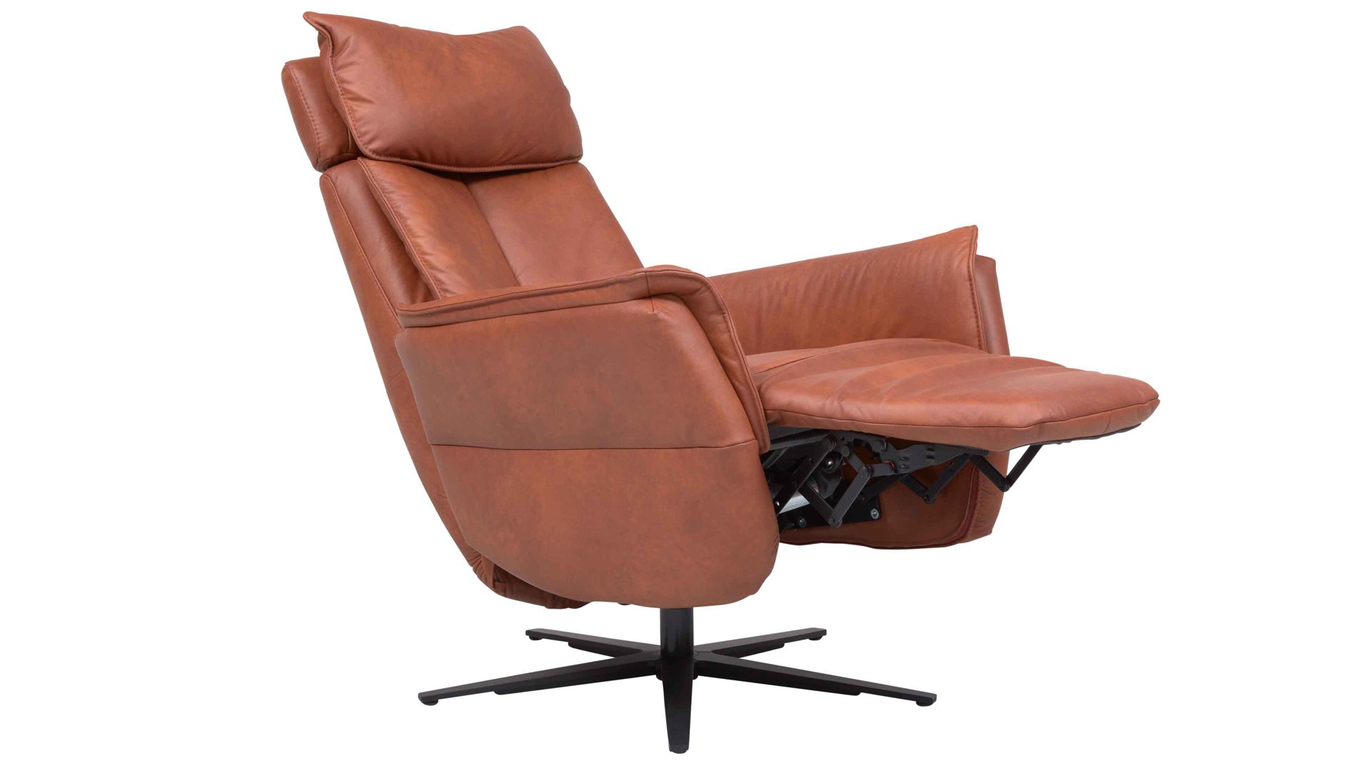Serie Sessel 4542 Relaxsessel, cognacfarbenes - Interliving LongLife-Leder