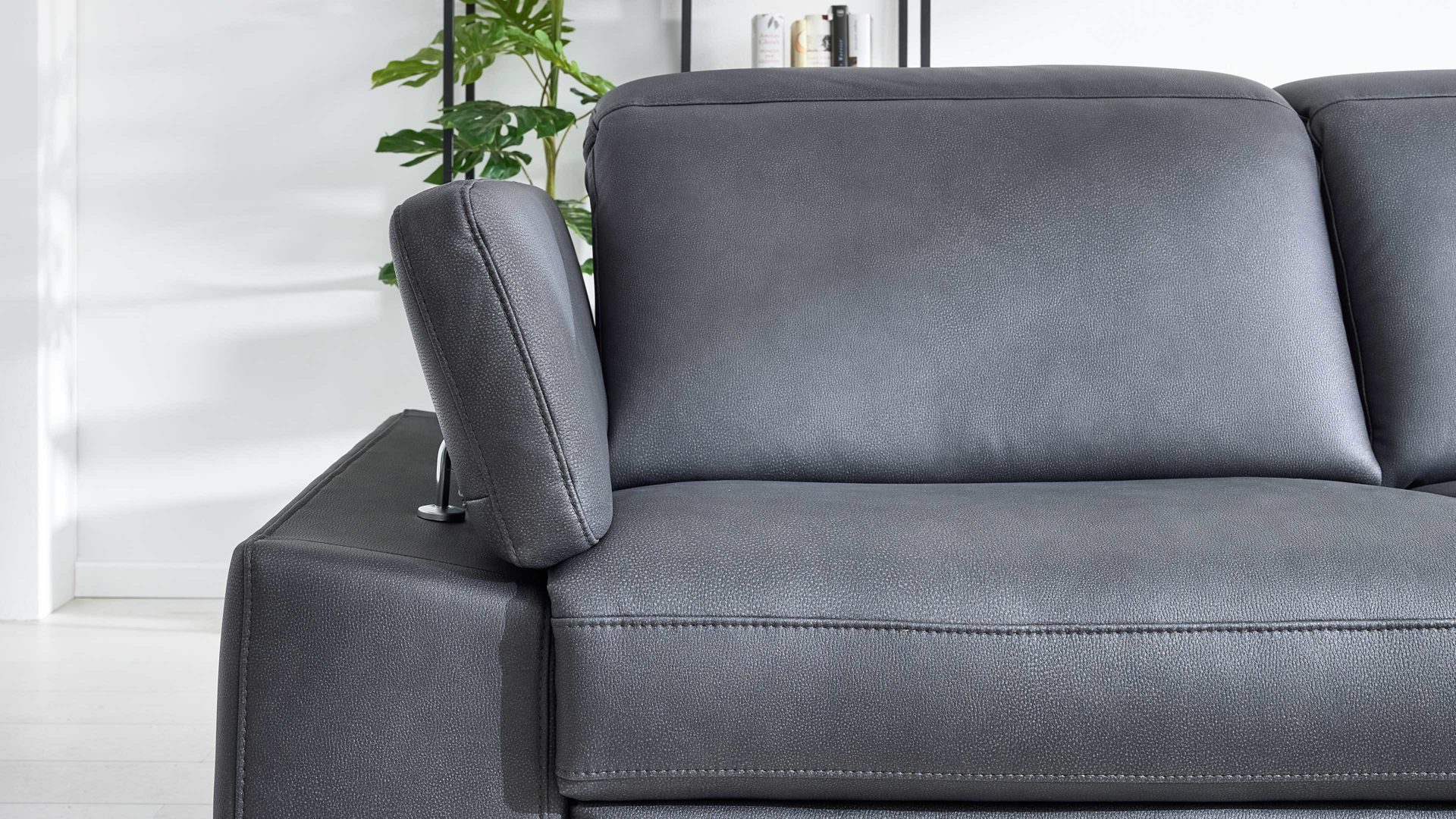 Funktion Interliving aus Metall in Transparent Interliving Sofa Serie 4064 - Armlehnverstellung HAV mit Höhenverstellung