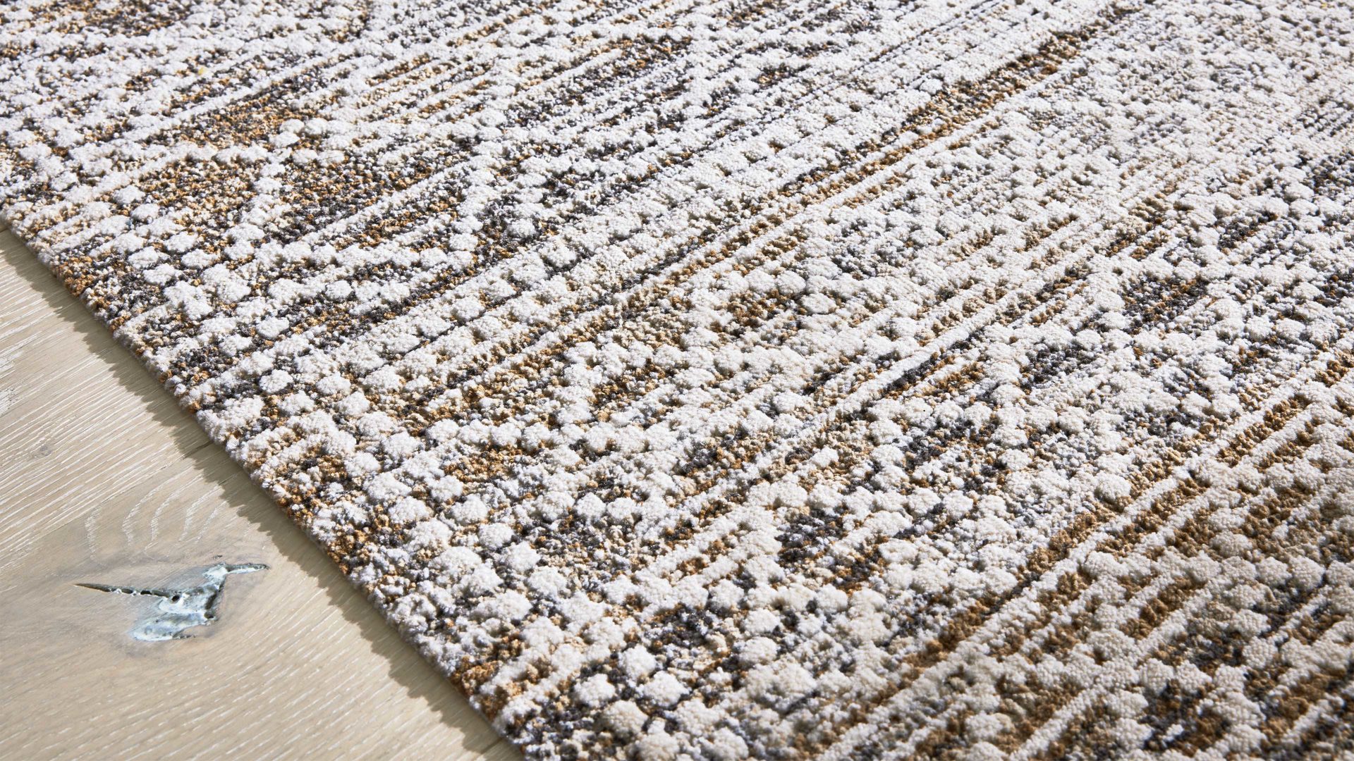 Webteppich Interliving aus Kunstfaser in Beige Interliving Teppich Serie G-8030 beiges Vintagemuster - ca. 200 x 290 cm