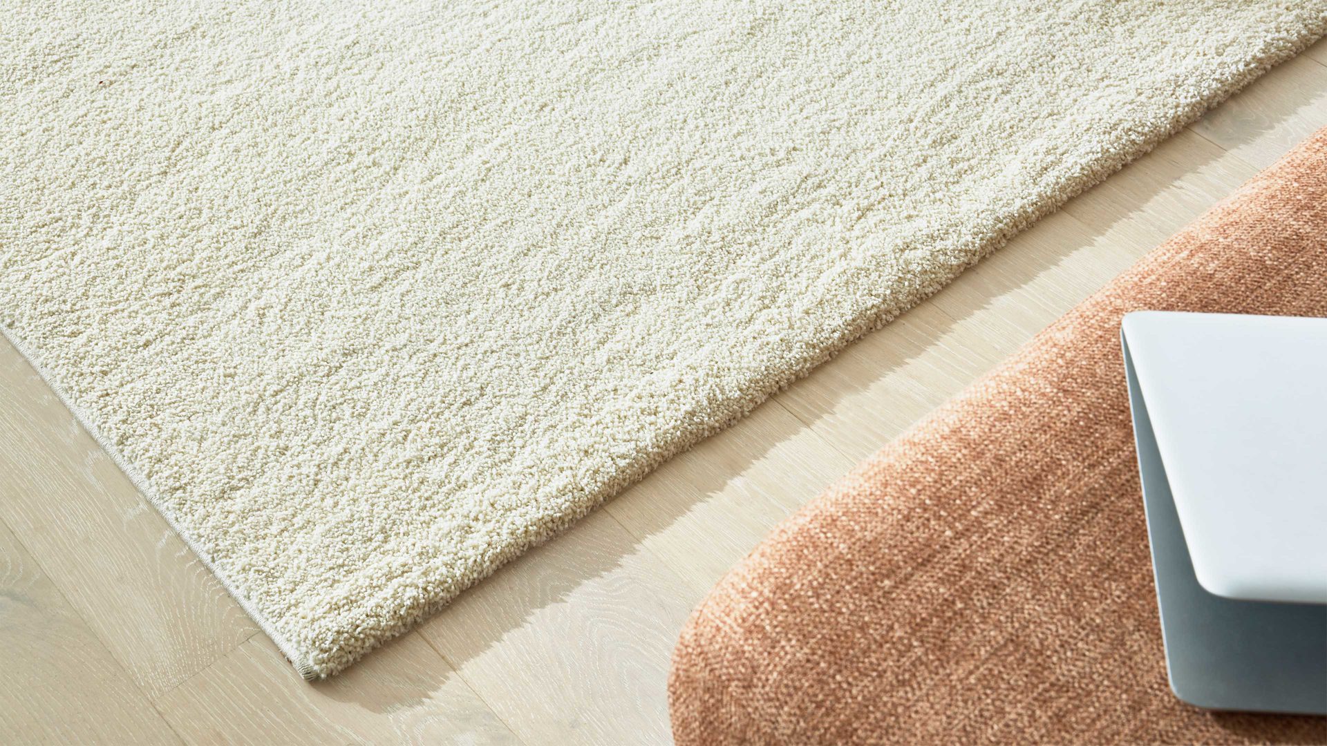 Webteppich Interliving aus Kunstfaser in Beige Interliving Teppich Serie G-8080 Creme - ca. 133 x 190 cm