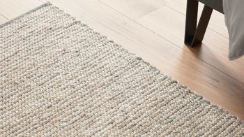 Handwebteppich Interliving aus Naturfaser in Hellbraun Interliving Teppich Serie B-8003 Hellbraun meliert – ca. 200 x 240 cm