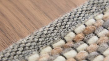 Handwebteppich Interliving aus Naturfaser in Hellbraun Interliving Teppich Serie B-8003 Hellbraun meliert – ca. 140 x 190 cm