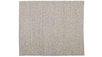 Handwebteppich Interliving aus Naturfaser in Weiß Interliving Teppich Serie B-8003 Weiß meliert – ca. 70 x 130 cm