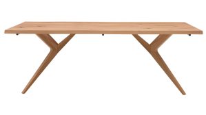 Esstisch Interliving aus Holz in Schwarz Interliving Esszimmer Serie 5118 – Esstisch Charakter-Eiche - ca. 200 x 100 cm