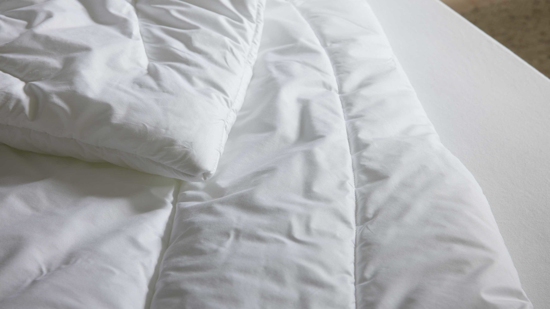 Faserdecke Interliving aus Stoff in Weiß Interliving Bettdecke Serie 9202 - Duodecke normal, ca. 800 g - ca. 155 x 200 cm