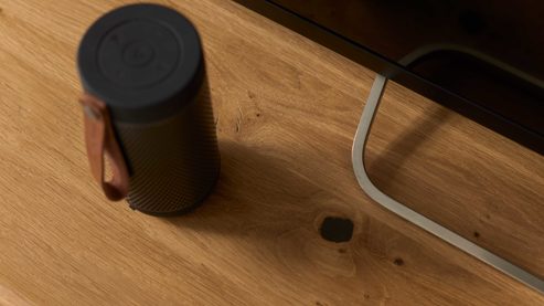 Lowboard Interliving aus Holz in Holzfarben Interliving Wohnzimmer Serie 2028 - Lowboard Wildeiche - zwei Türen, zwei Schubladen, Breite ca. 162 cm