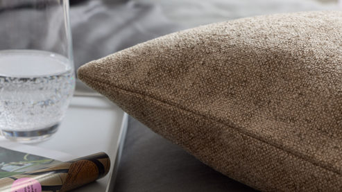 Kissenbezug /-hülle Interliving aus Stoff in Beige Interliving Kissen Serie 9124 - Kissenhülle beige Chenille - ca. 40 x 40 cm