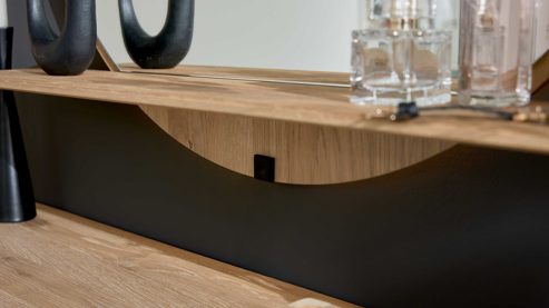 Möbelbeleuchtung Interliving aus Kunststoff in Weiß Interliving Garderoben Serie 6014 - LED-Beleuchtung Länge ca. 242 cm