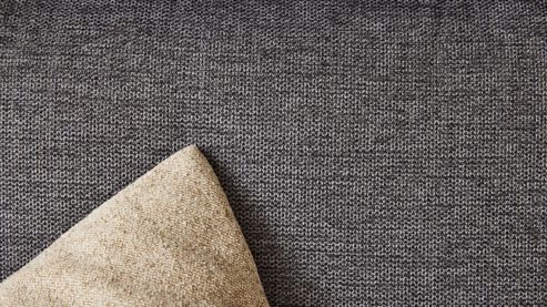 Schlafsofa Interliving aus Stoff in Anthrazit Interliving Schlafsofa Serie 4700 - Schafsofa anthrazitfarbener Bezug Balu & Aluminiumfüße - Breite ca. 188 cm