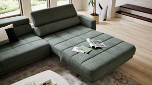Funktion Interliving aus Metall in Transparent Interliving Sofa Serie 4303 – Liegefunktion motorisch