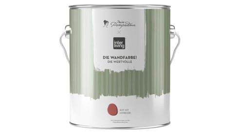 Wandfarbe MissPompadour aus Farben und Lacke in Hellrot MissPompadour Wandfarbe - Die Wertvolle Rot mit Himbeere - ca. 2,5 Liter