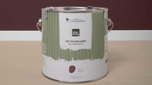 Wandfarbe MissPompadour aus Farben und Lacke in Dunkelrot MissPompadour Wandfarbe - Die Wertvolle Rot mit Merlot - ca. 2,5 Liter