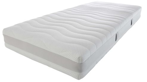Kaltschaummatratze Interliving aus Stoff in Weiß Interliving Matratze Medikontur 1910 Kaltschaum, H4 – Liegefläche ca. 80 x 190 cm
