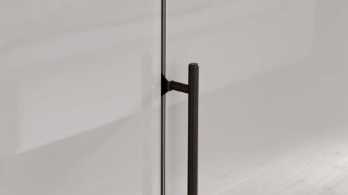 Kleiderschrank Interliving aus Holz in Hellgrau Interliving Kleiderschrank Serie 1205 – Kleiderschrank CJ3 Kieselgrau & Schiefer – sechs Türen, Breite ca. 300 cm