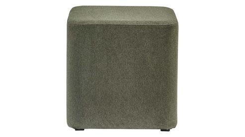 Nachttisch Interliving aus Stoff in Dunkelgrün Interliving Boxspringbett Serie 1402 - Nachtkonsole 39 moosgrüne Mikrofaser Nele 432008