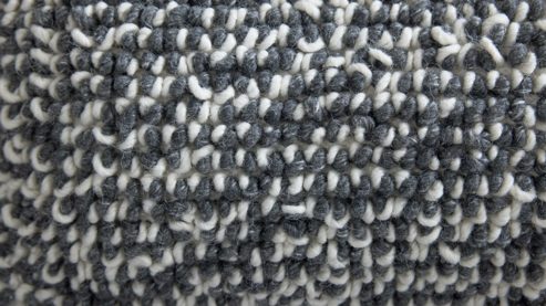 Kissenbezug /-hülle Interliving aus Stoff in Dunkelgrau Interliving Kissenhülle Serie 9117 schwarz-weißes Mischgewebe - ca. 40 x 60 cm